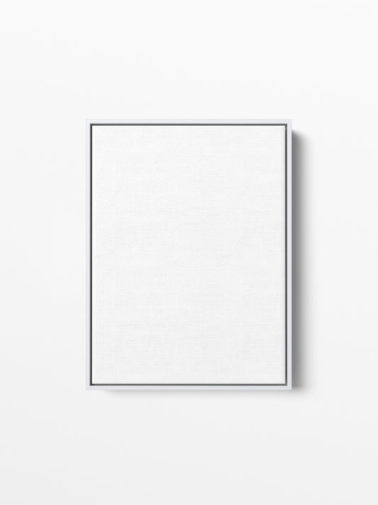 White Wood Floating Canvas Frame, 12x16 in | 31x41 cm