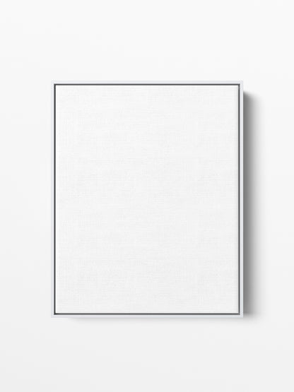 Cadre flottant en bois blanc pour toile, 16x20 po | 41x51 cm
