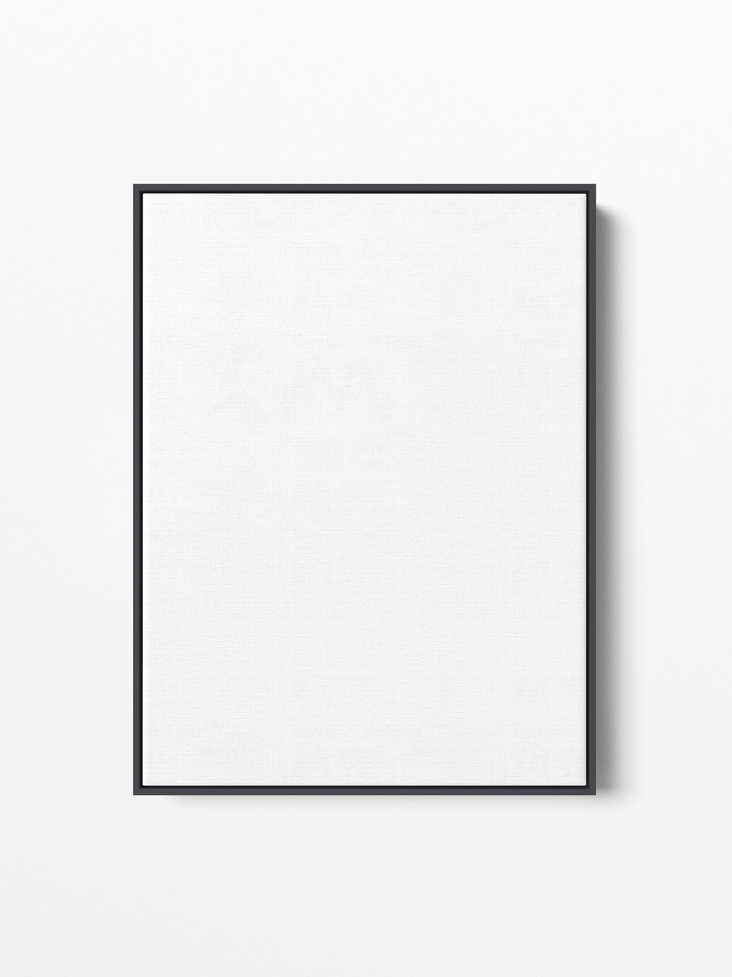 Black Wood Floating Canvas Frame, 18x24 in | 46x61 cm