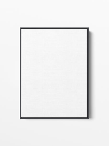 Black Wood Floating Canvas Frame, 18x24 in | 46x61 cm