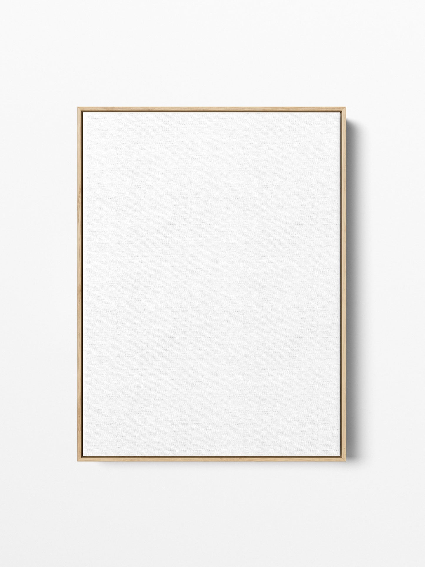 Cadre flottant en chêne naturel pour toile, 18x24 po | 46x61 cm