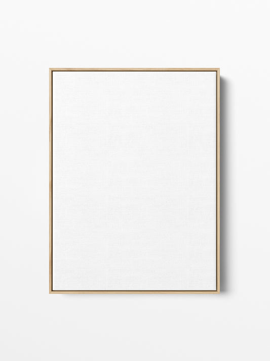 Solid Oak Floating Canvas Frame, 18x24 in | 46x61 cm