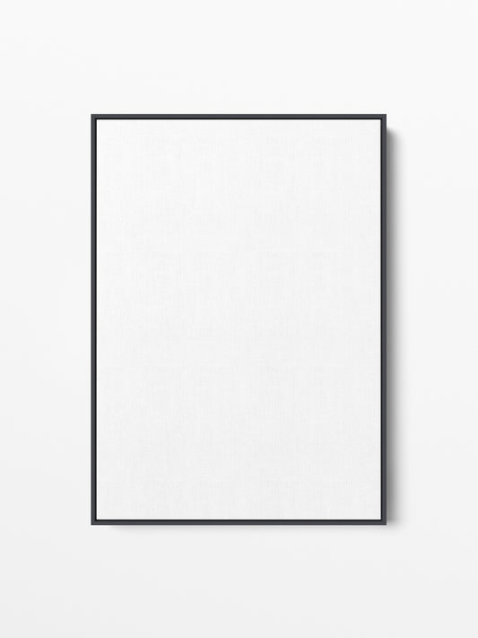 Black Wood Floating Canvas Frame, 19¾x27½ in | 50x70 cm