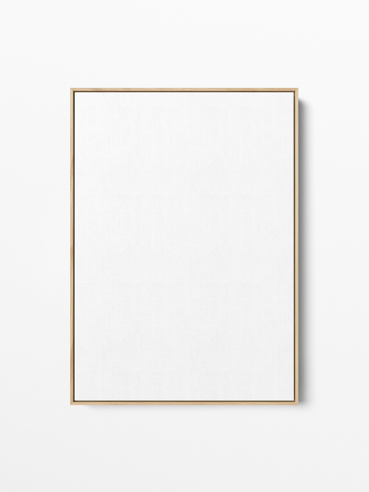 Cadre flottant en chêne naturel pour toile, 19¾x27½ po | 50x70 cm