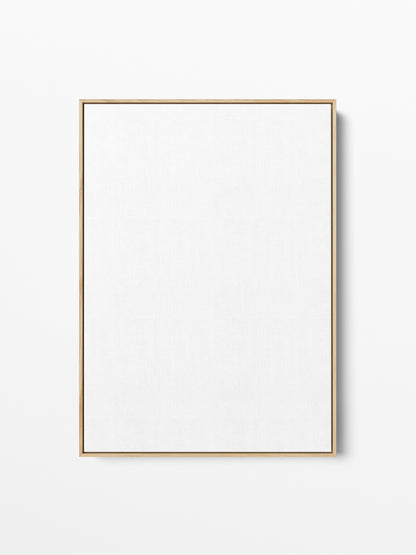 Cadre flottant en chêne naturel pour toile, 19¾x27½ po | 50x70 cm