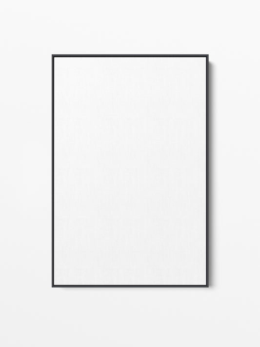Black Wood Floating Canvas Frame, 24x36 in | 61x91 cm