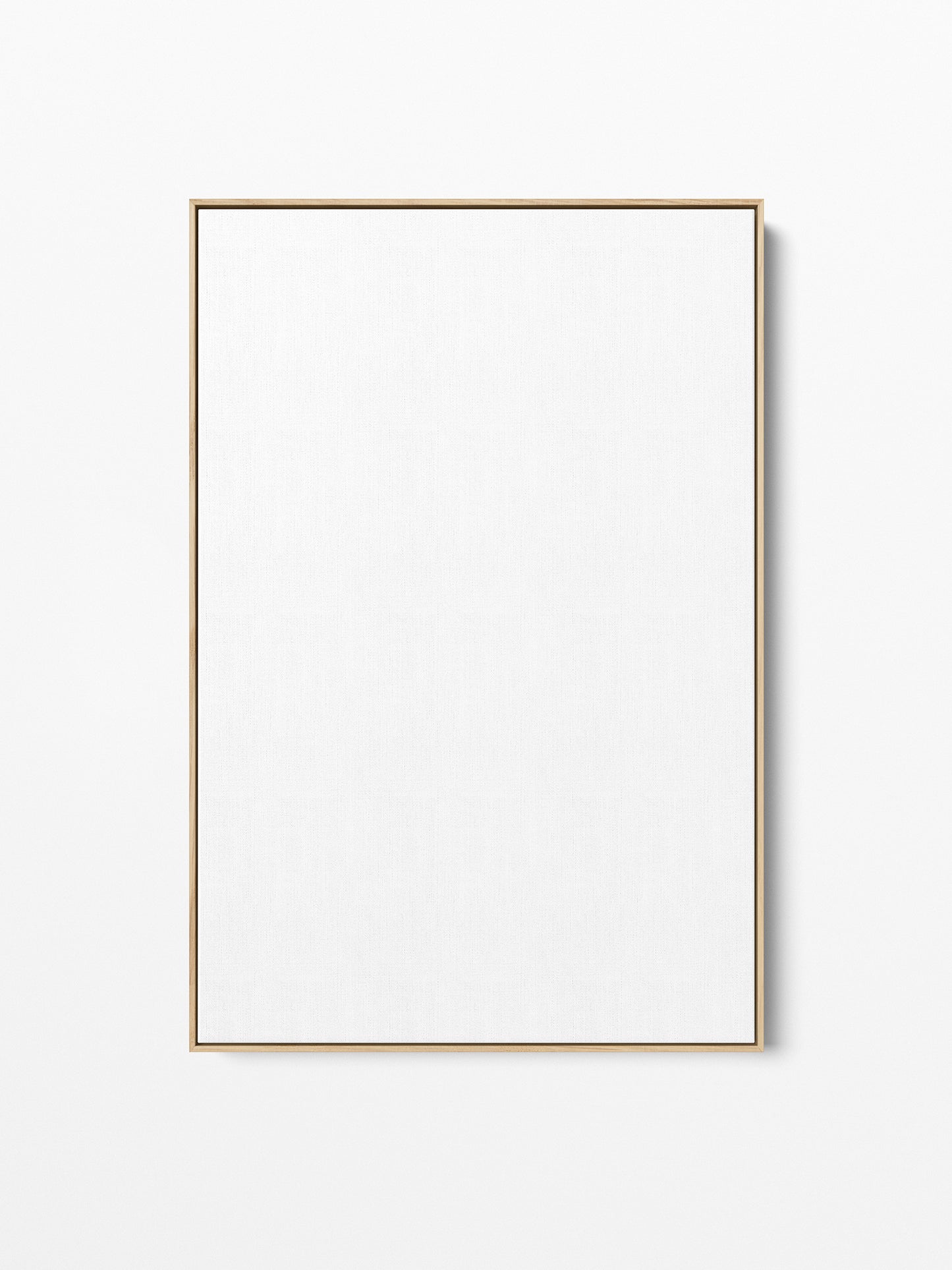 Solid Oak Floating Canvas Frame, 24x36 in | 61x91 cm