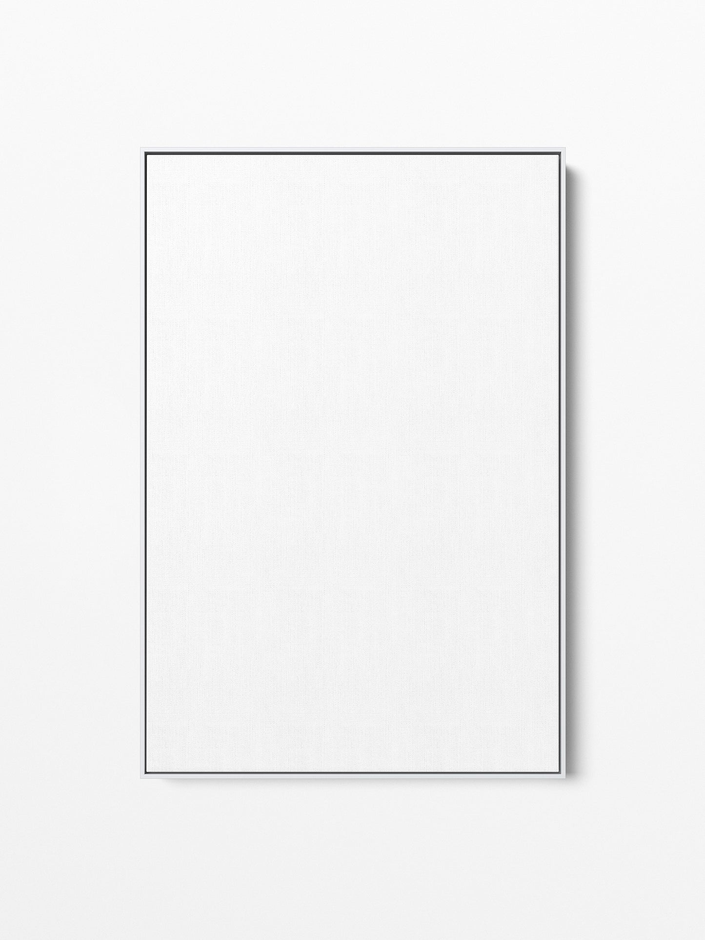 White Wood Floating Canvas Frame, 24x36 in | 61x91 cm