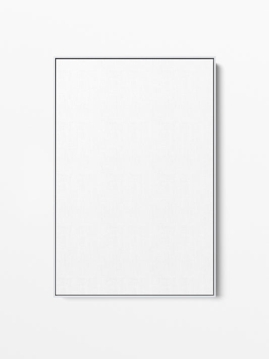 White Wood Floating Canvas Frame, 24x36 in | 61x91 cm