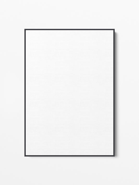 Black Wood Floating Canvas Frame, 28x39 in | 70x100 cm