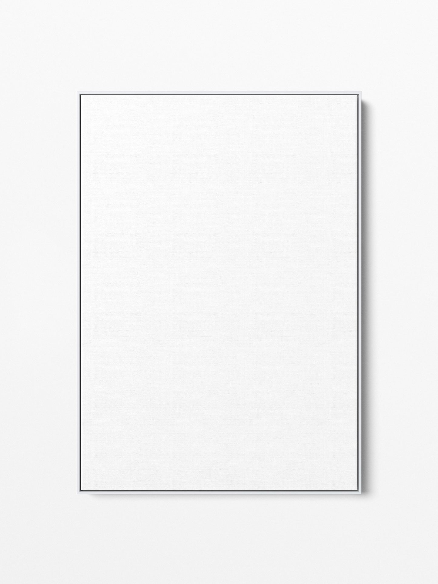Cadre flottant en bois blanc pour toile, 28x39 po | 70x100 cm