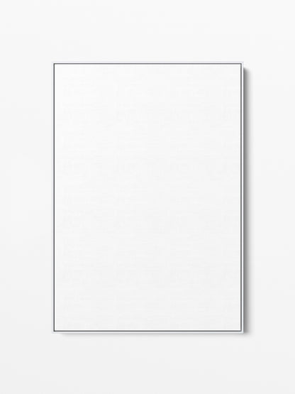 Cadre flottant en bois blanc pour toile, 28x39 po | 70x100 cm