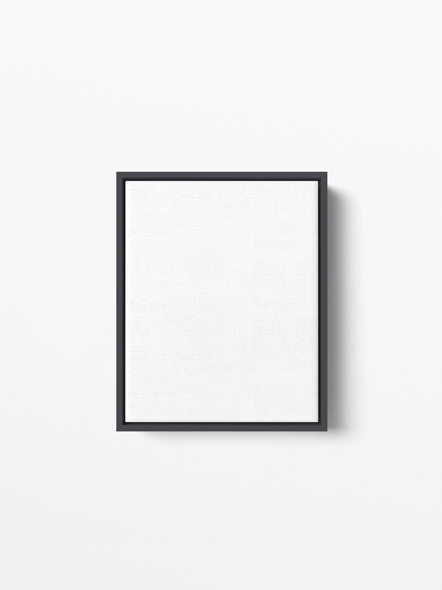 Black Wood Floating Canvas Frame, 8x10 in | 20x25 cm