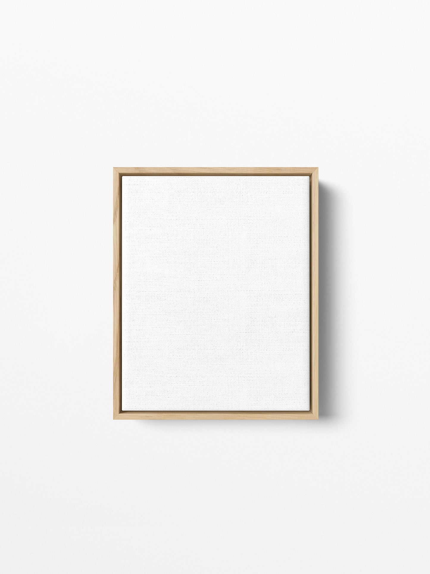 Solid Oak Floating Canvas Frame, 8x10 in | 20x25 cm