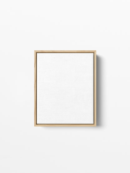 Solid Oak Floating Canvas Frame, 8x10 in | 20x25 cm