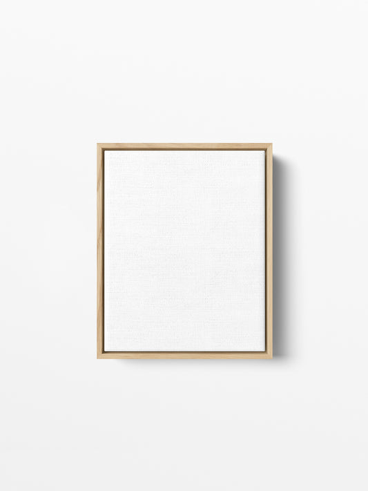Solid Oak Floating Canvas Frame, 8x10 in | 20x25 cm