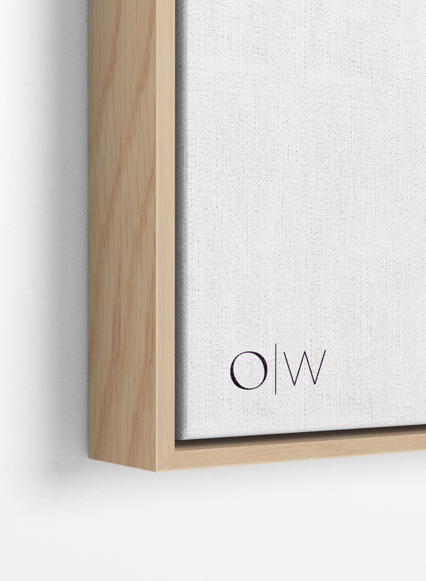 Solid Oak Floating Canvas Frame, 28x39 in | 70x100 cm