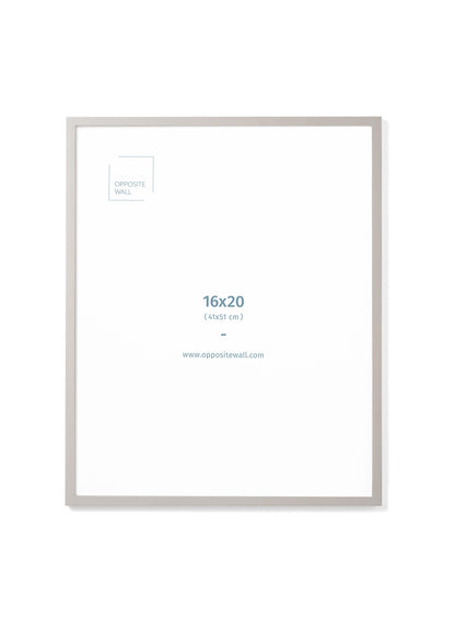 Gray Wood Frame, 16x20 in | 41x51 cm