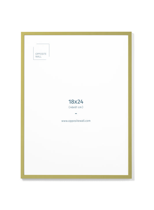 Olive Wood Frame, 18x24 in | 46x61 cm