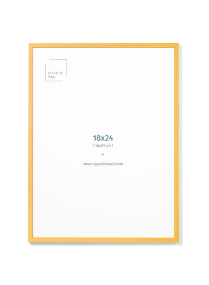 Marigold Wood Frame, 18x24 in | 46x61 cm