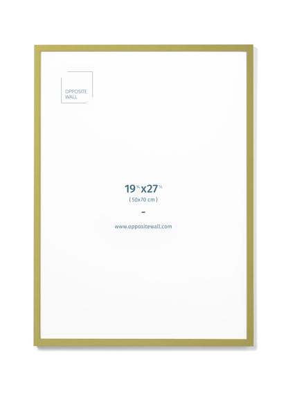 Olive Wood Frame, 19¾x27½ in | 50x70 cm
