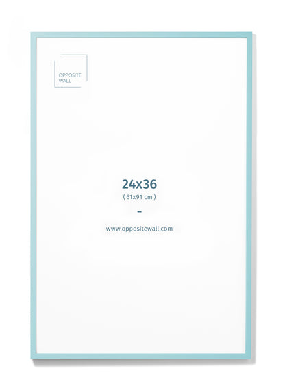 Sky Wood Frame, 24x36 in | 61x91 cm