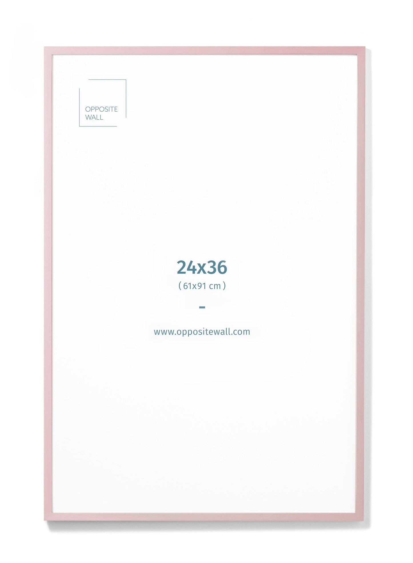 Pink Wood Frame, 24x36 in | 61x91 cm