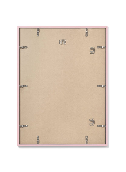 Pink Wood Frame, 12x16 in | 31x41 cm