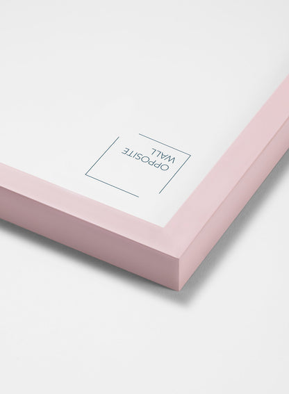 Pink Wood Frame, 12x16 in | 31x41 cm