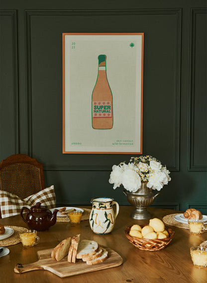 Coral Wood Frame, 24x36 in | 61x91 cm