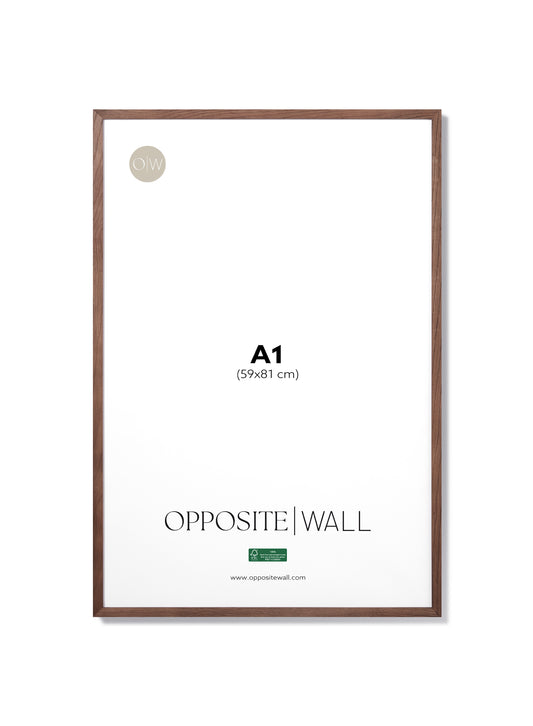 Dark Oak Frame, A1 | 59x84 cm