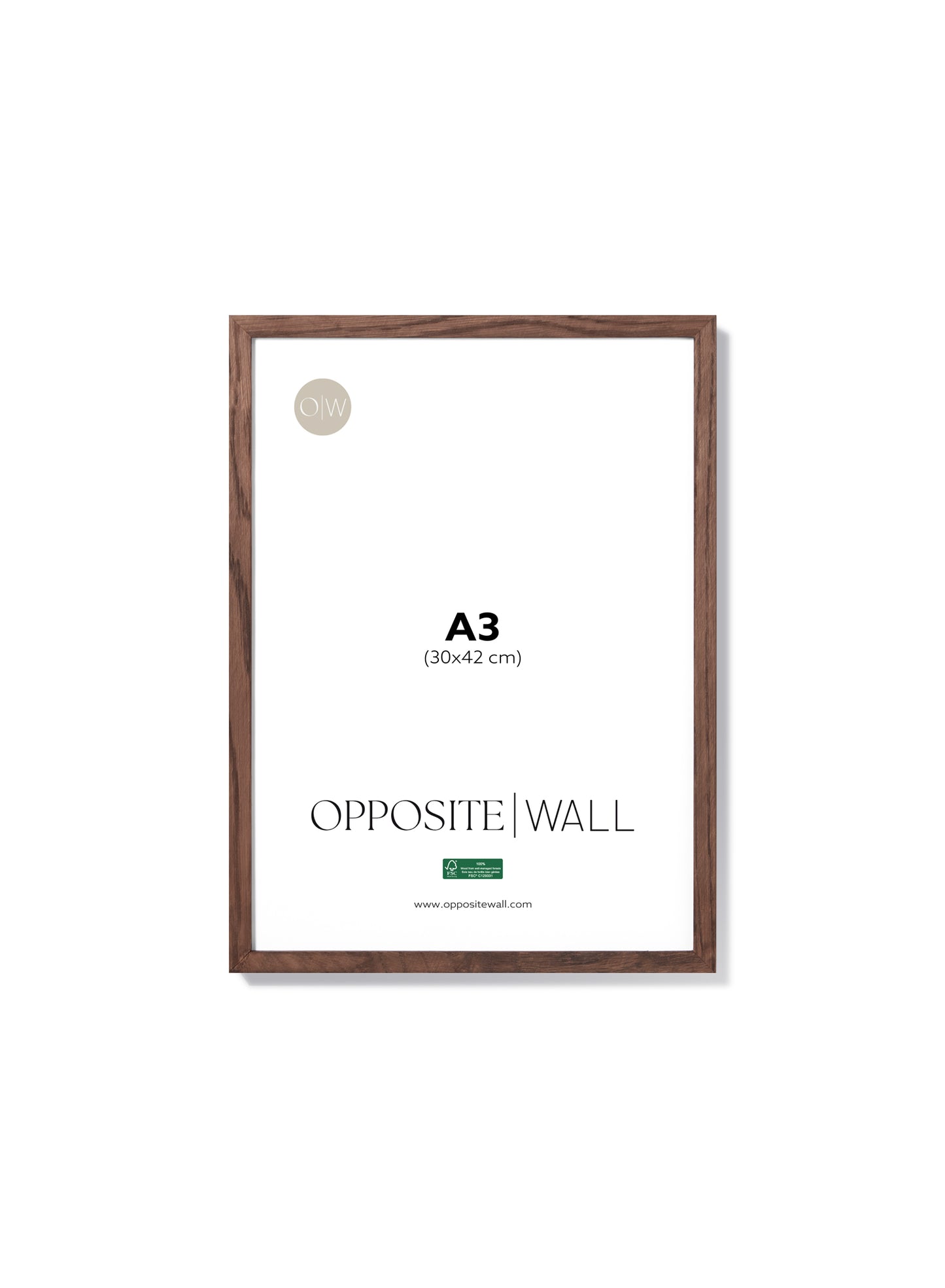 Dark Oak Frame, A3 | 30x42 cm