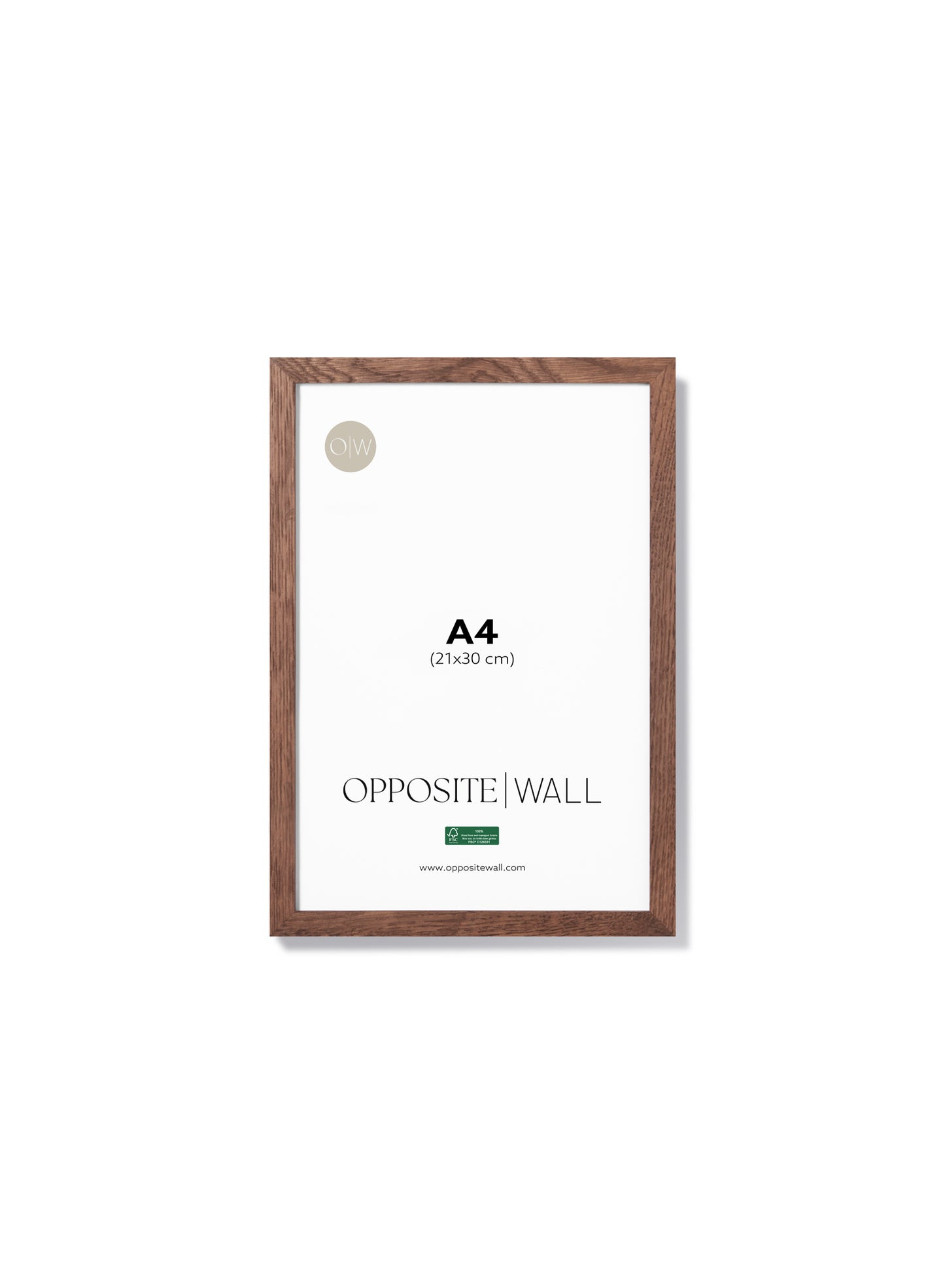 Dark Oak Frame, A4 | 21x30 cm