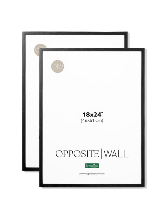 Black Oak Frame (2 Pack), 18x24 in | 46x61 cm
