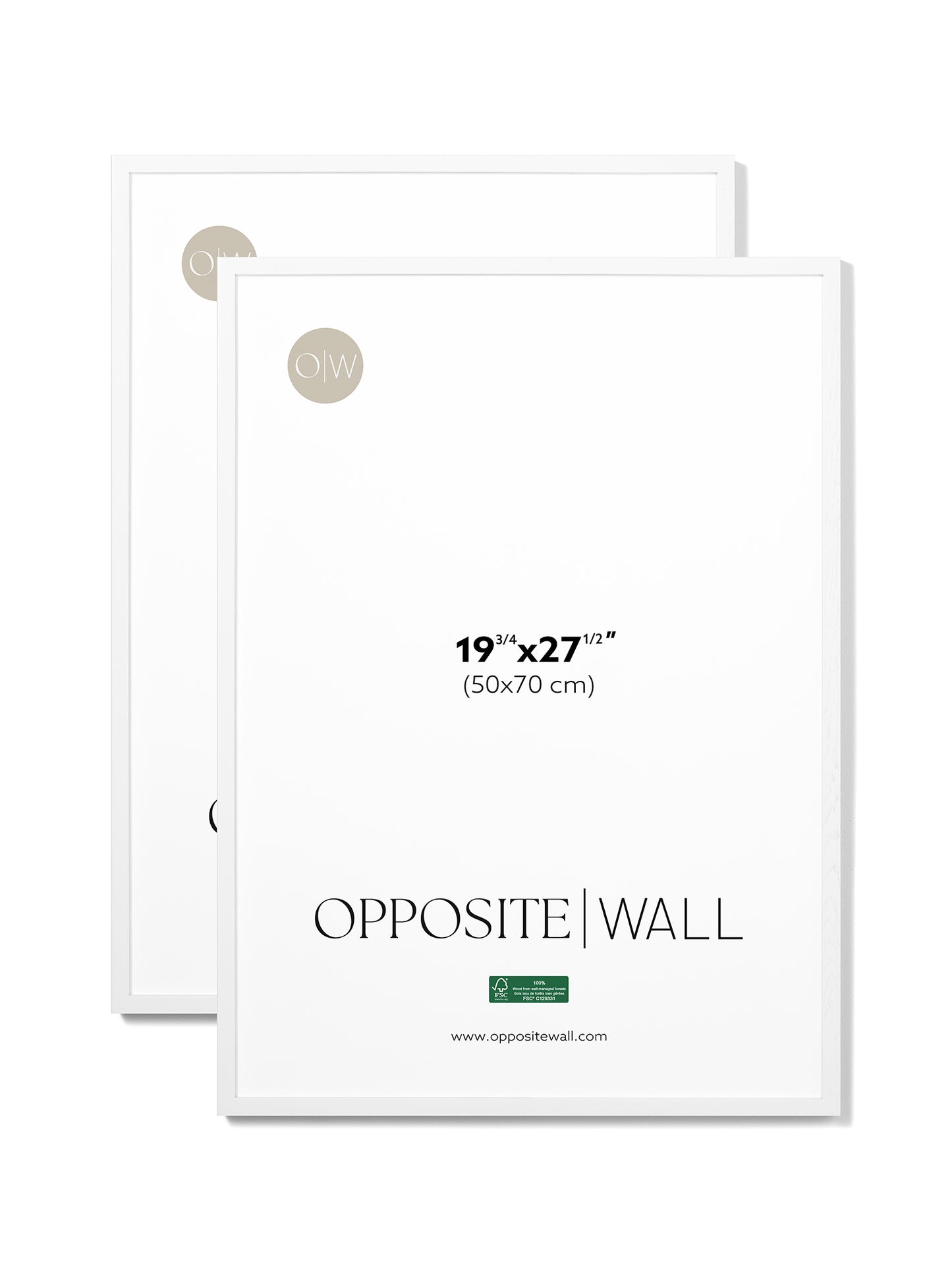 White Oak Frame (2 Pack), 19¾x27½ in | 50x70 cm