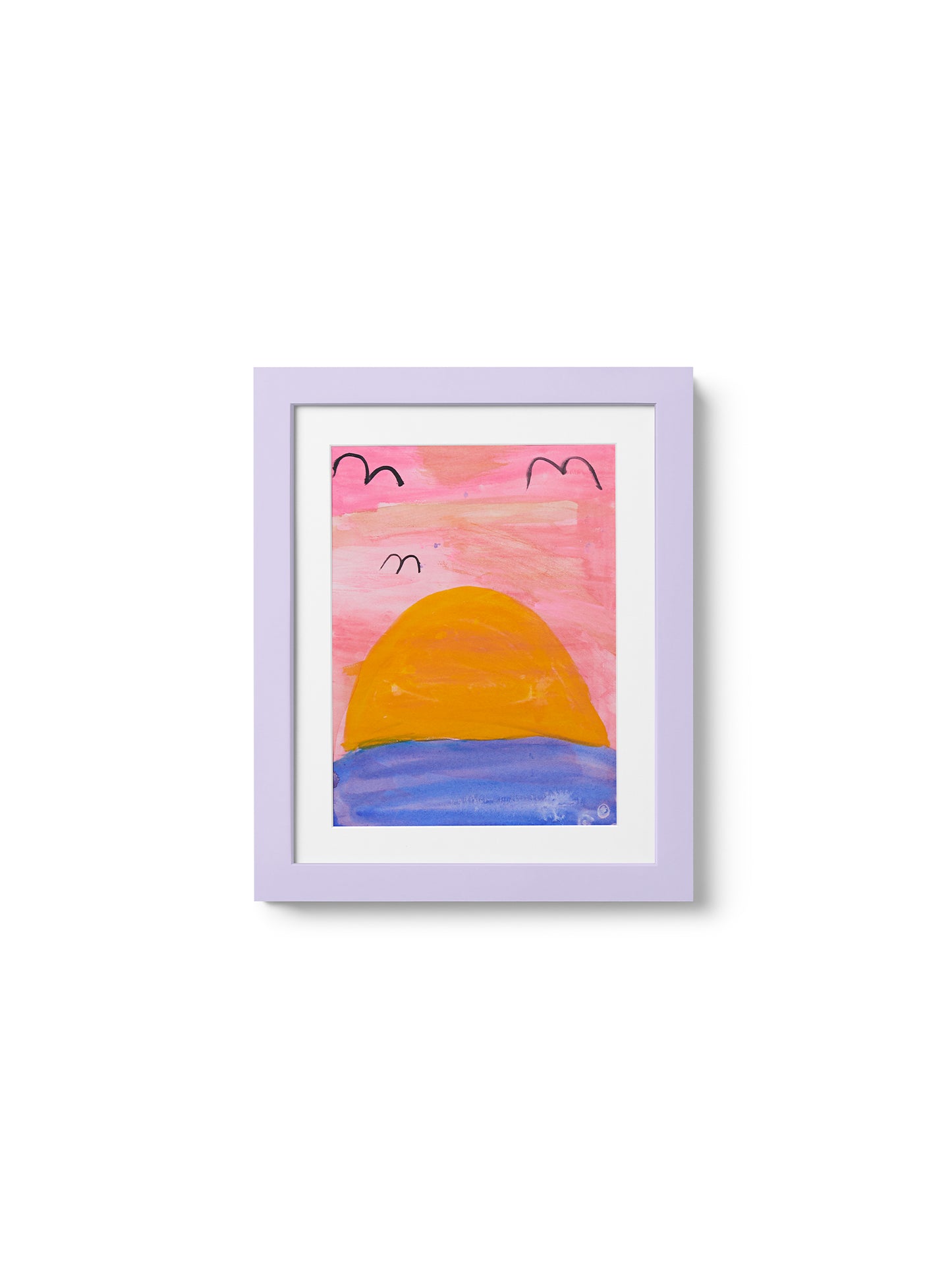 Kids Art Frame in Lilac, 8.5x11 in | 22x28 cm