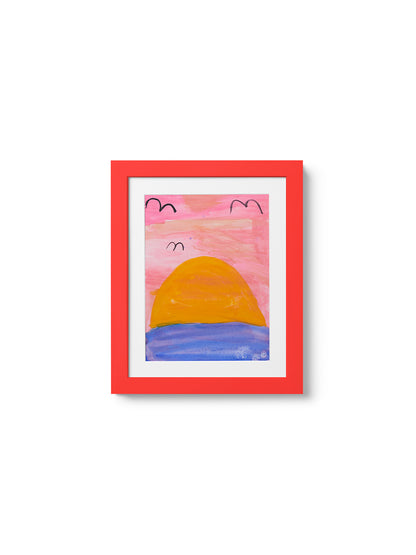 Kids Art Frame in Poppy, 8.5x11 in | 22x28 cm