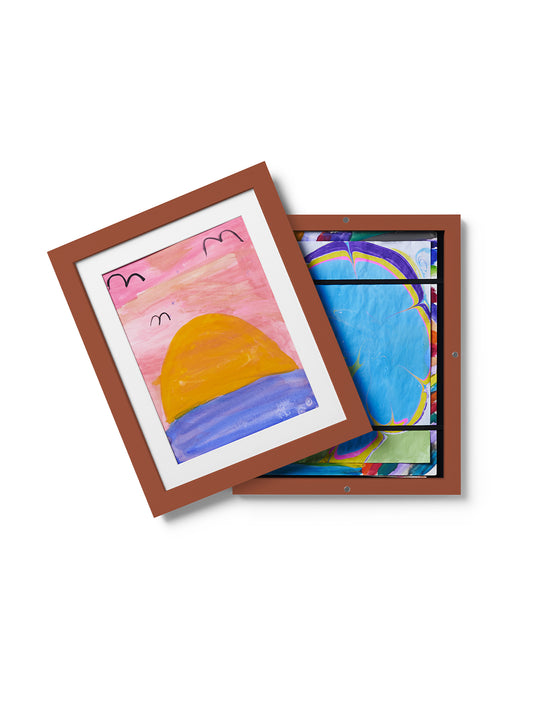 Kids Art Frame in Terracotta, 8.5x11 in | 22x28 cm