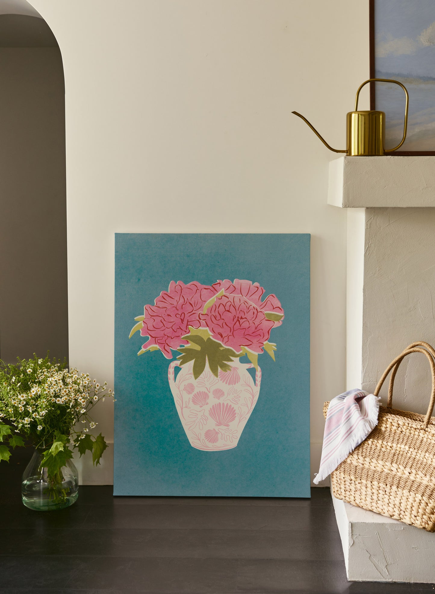 Shells & Peonies, Poster