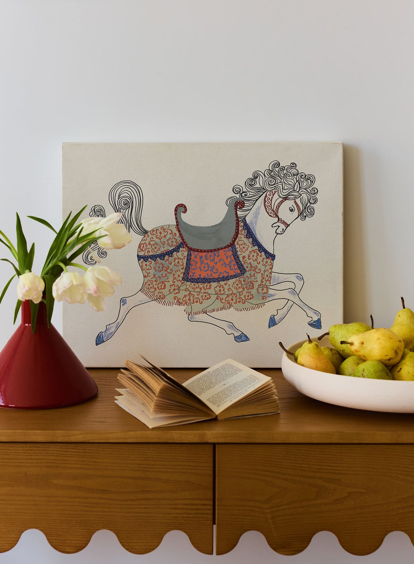 Cheval ornemental I, Affiche