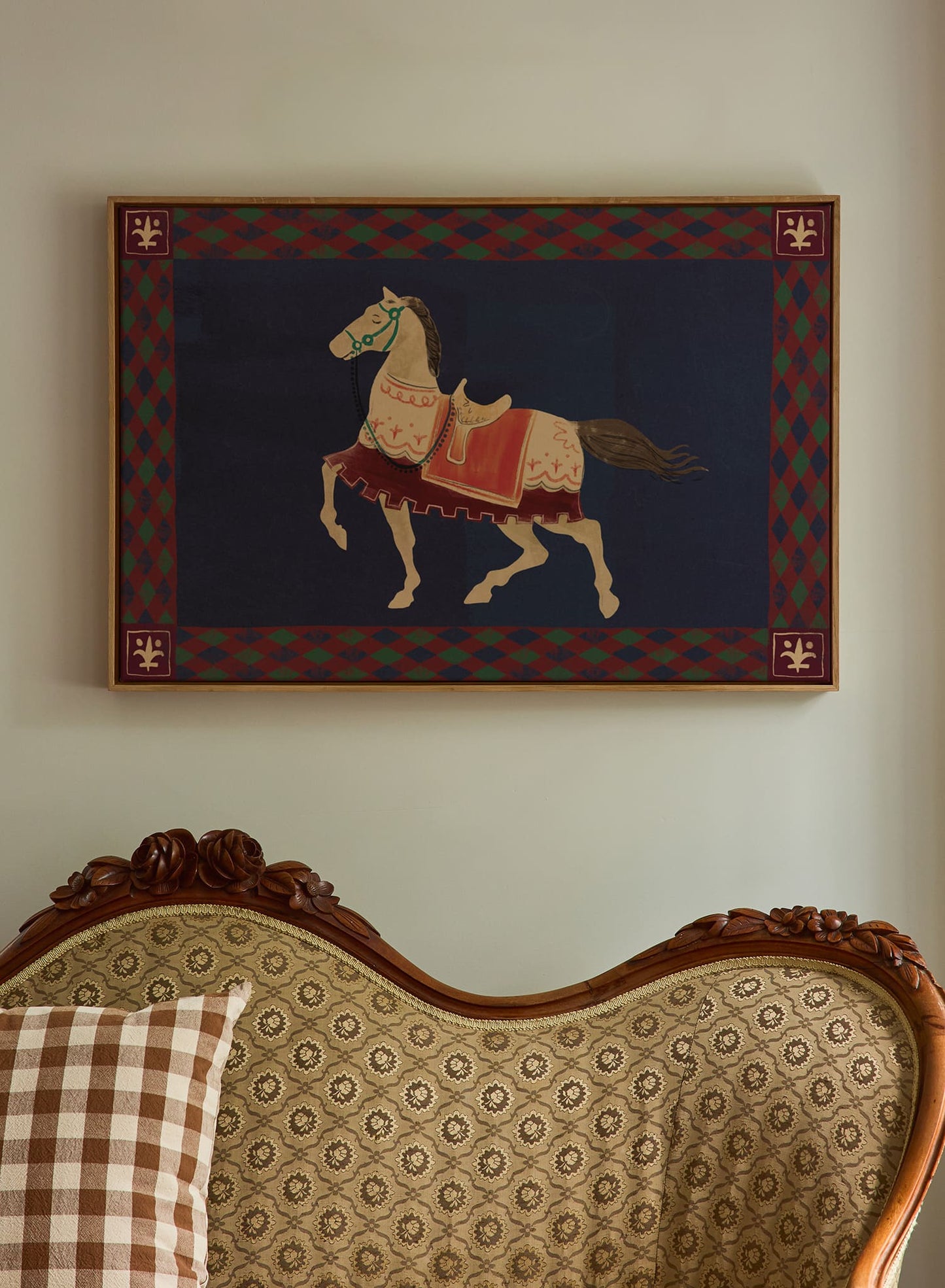 Tapisserie décorative au cheval I, Affiche