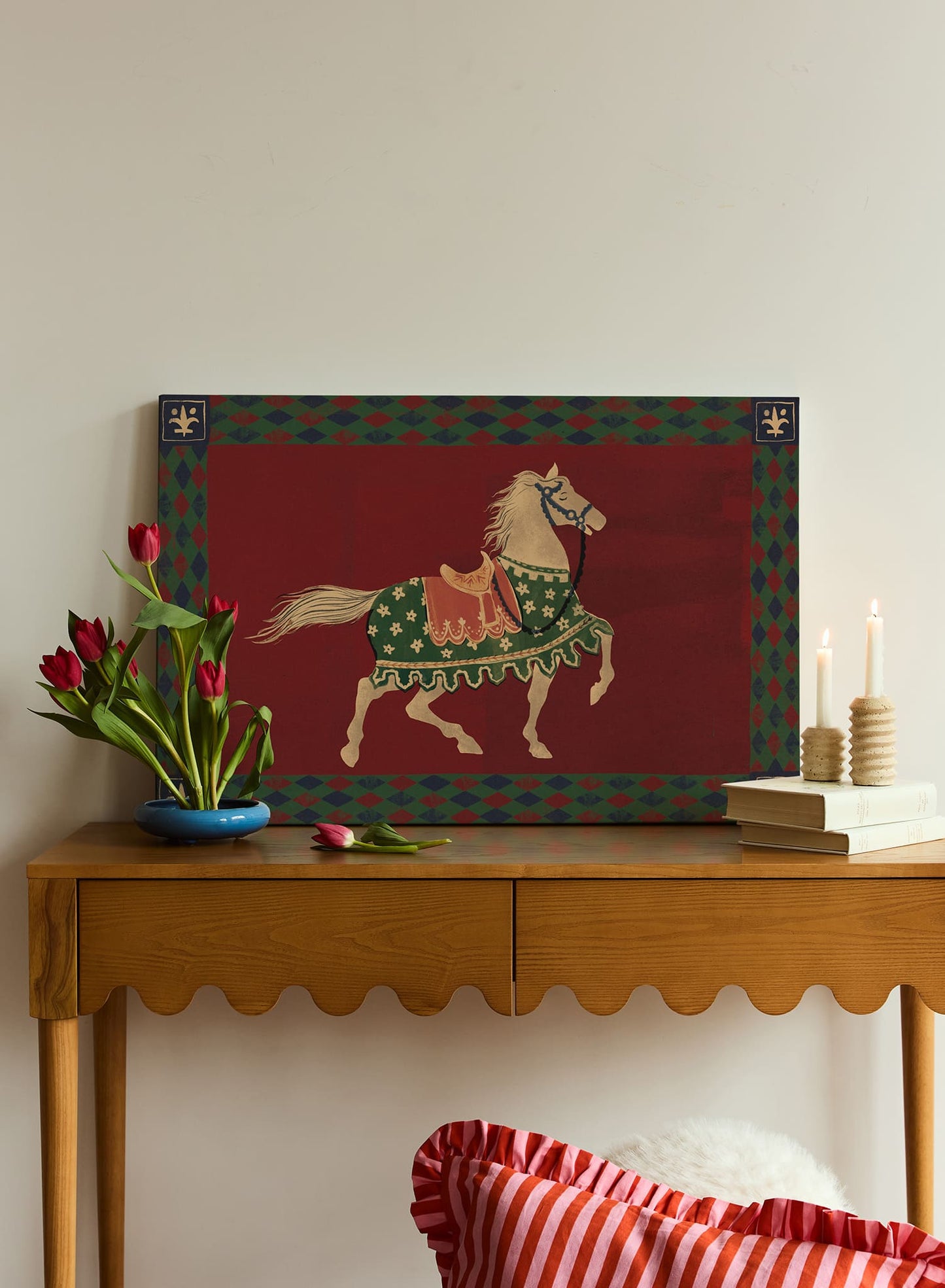 Decorative Tapestry Steed II, Poster
