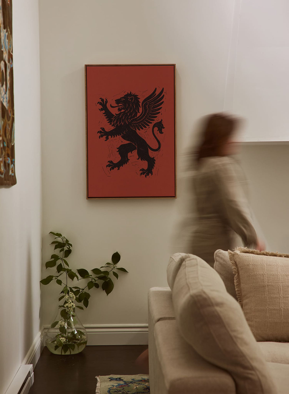 Lion resplendissant, Affiche