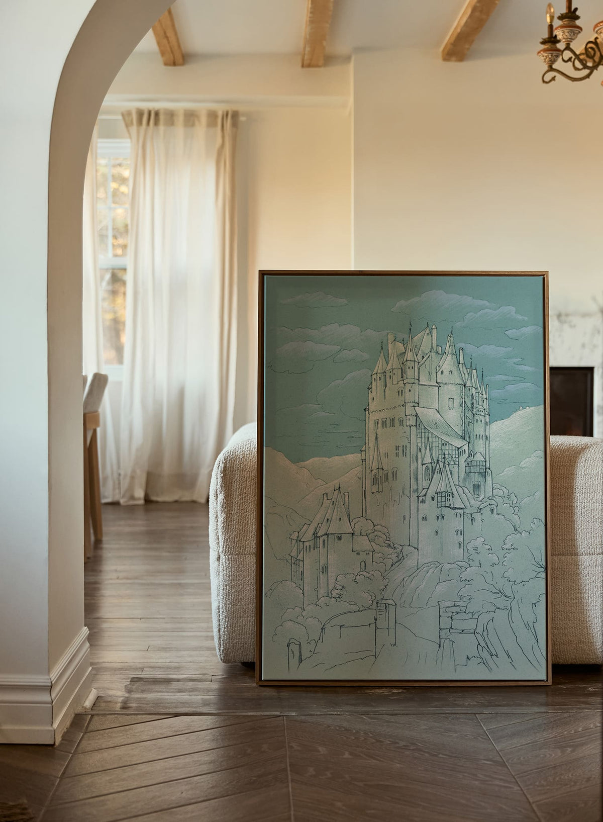 Chateau in Blue, Poster