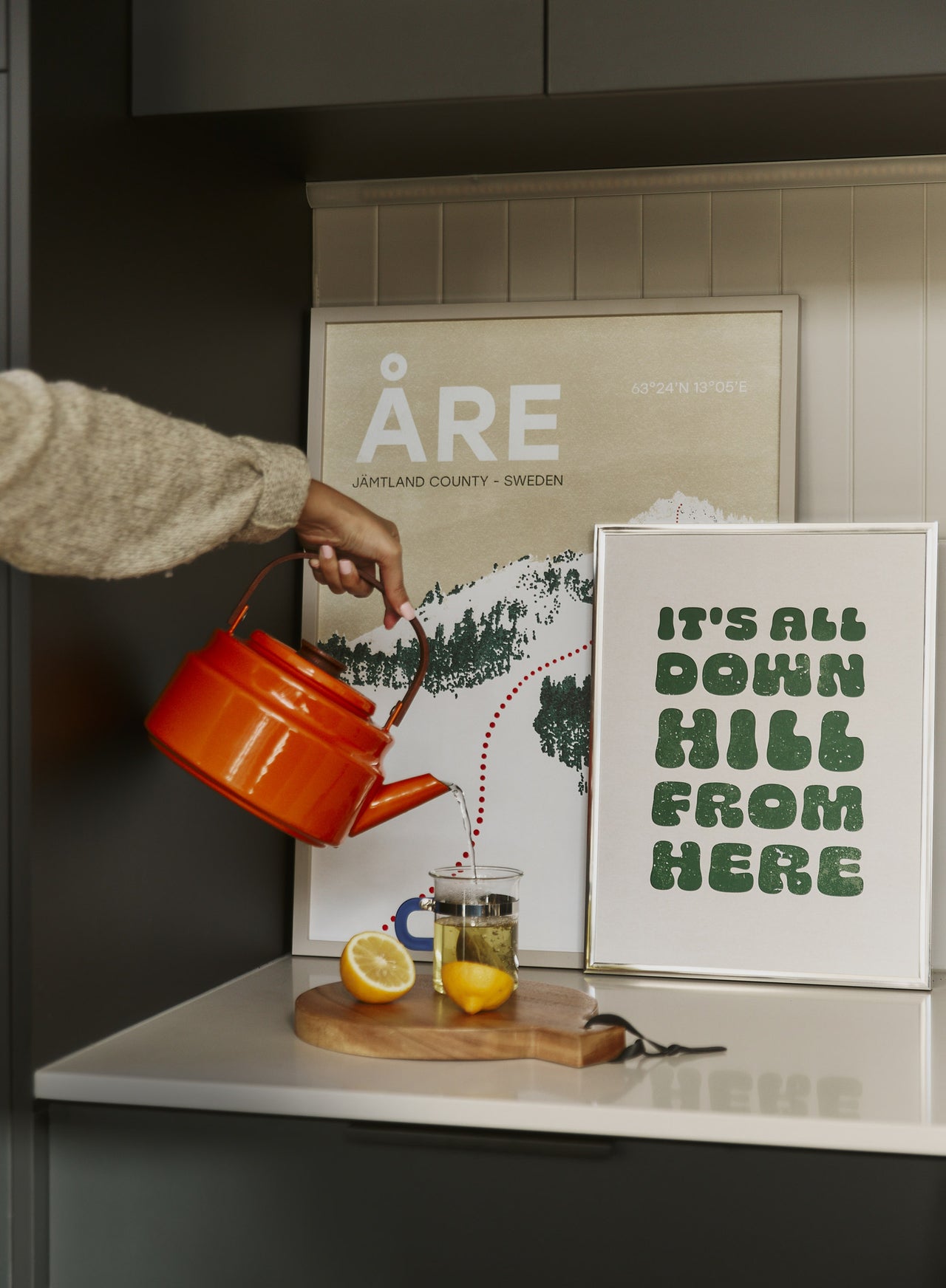 Skis & Optimism, Poster