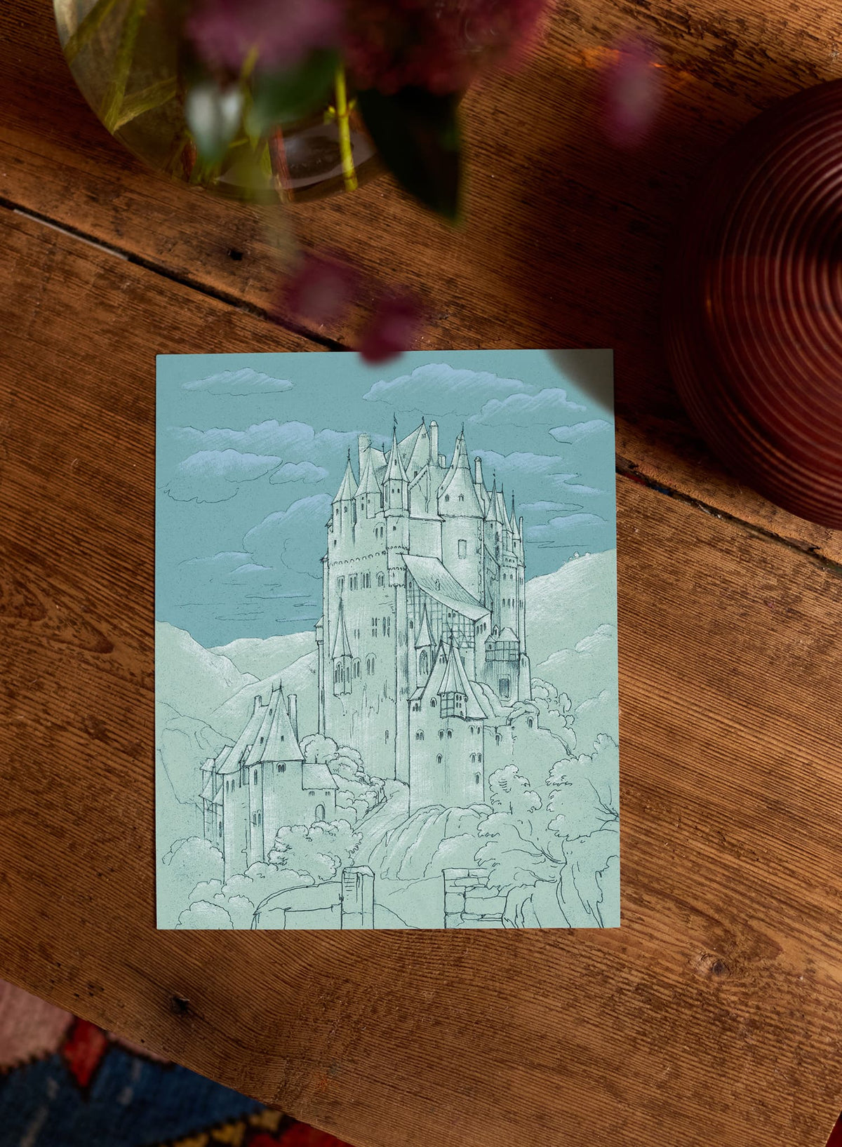 Chateau in Blue, Poster