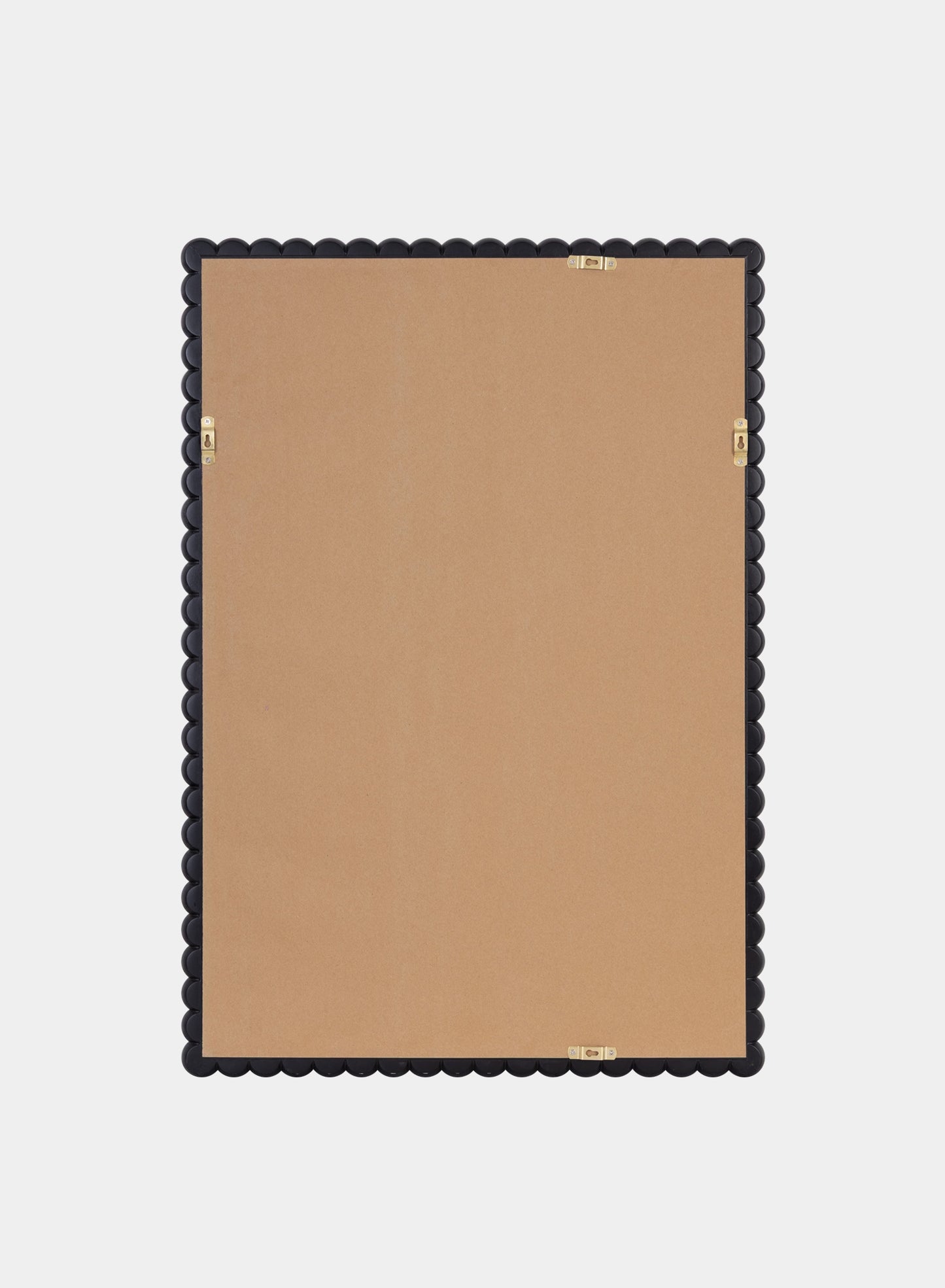 Grand miroir bobine Stone – Noir, cadre en chêne, 28x40 po | 70x100 cm