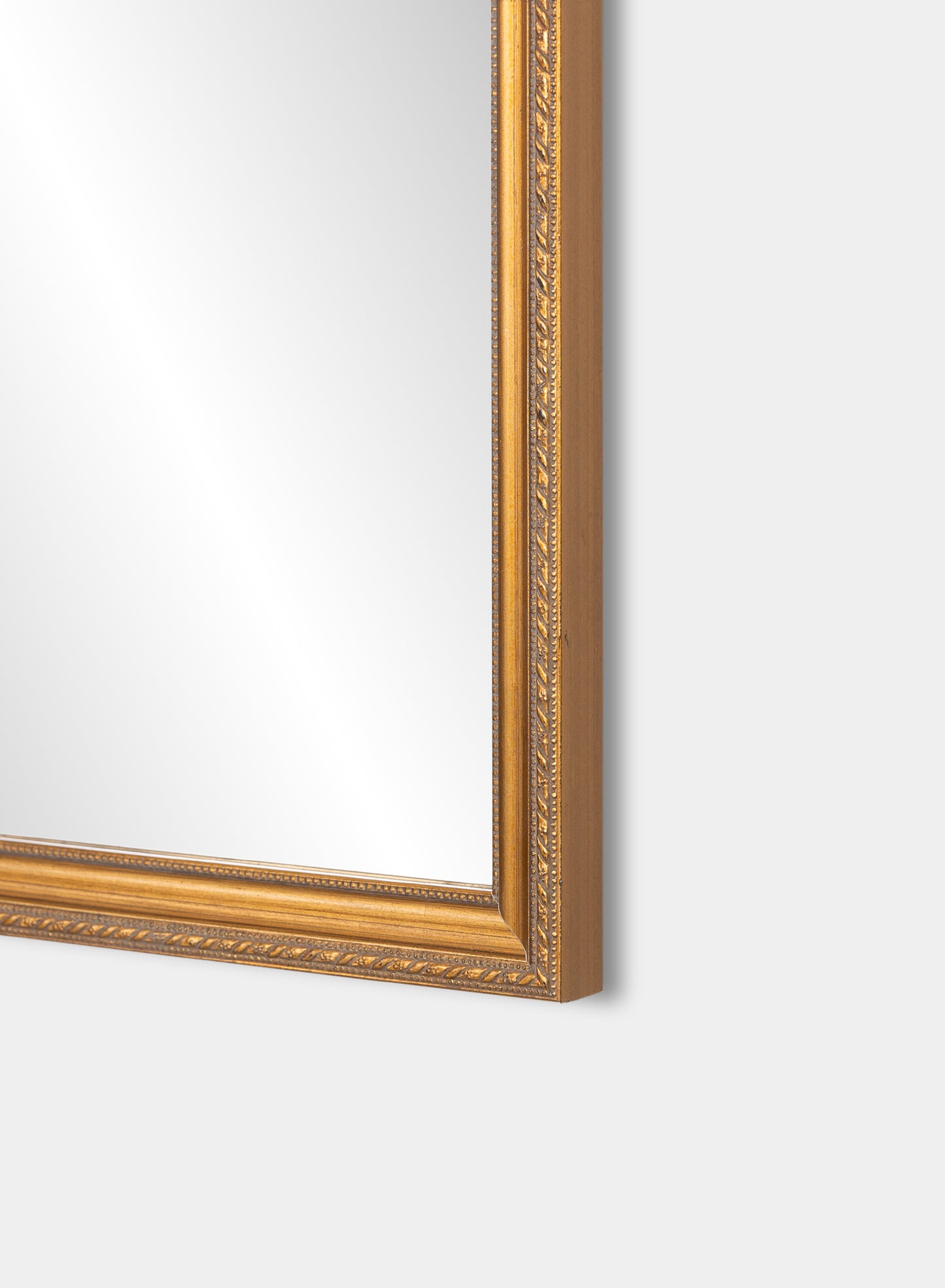 Miroir rectangulaire vintage Elena – Pin massif, 24x36 po | 61x91 cm
