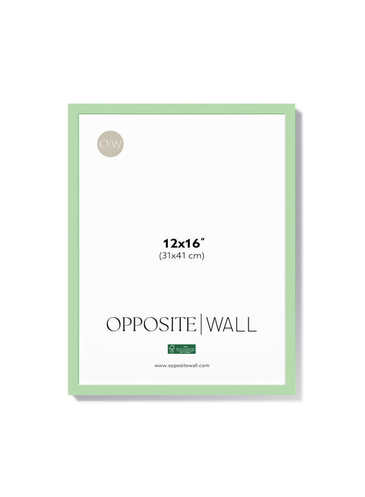 Mint Wood Frame, 12x16 in | 31x41 cm