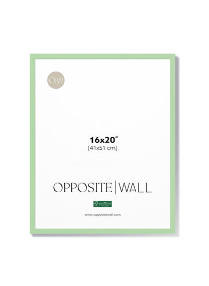 Mint Wood Frame, 16x20 in | 41x51 cm